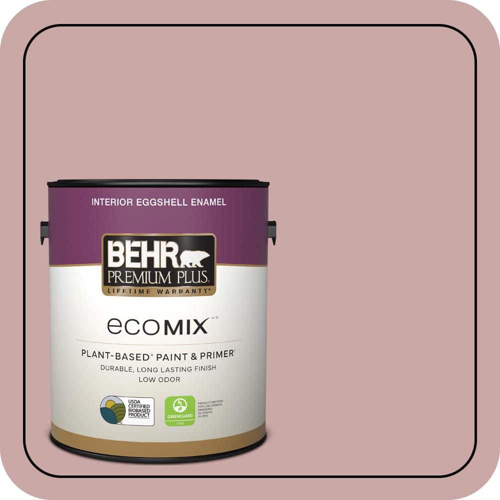 1 gal. #140E-3 Rose Bisque Eggshell Enamel EcoMix Plant-Based Interior Paint & Primer price history on PriceWatchPro