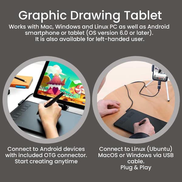 Android Tablet Drawing Tablet That Connects To Laptop Drawing Pad