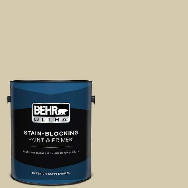 BEHR ULTRA 1 gal. #PPU9-12 Prairie House Satin Enamel Exterior Paint & Primer