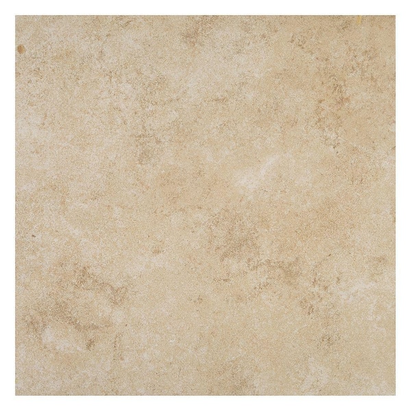 Daltile Forest Hills Crema 18 in. x 18 in. Porcelain Floor and Wall ...