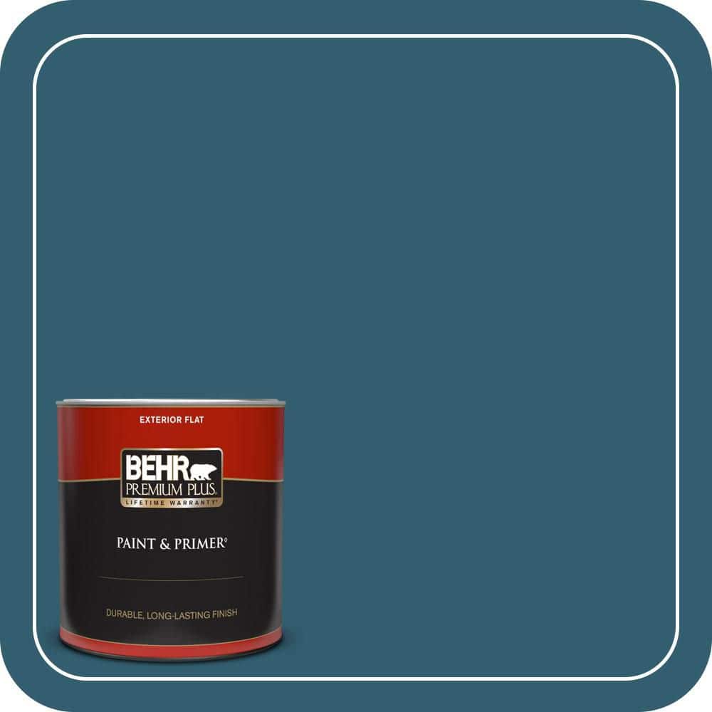 1 qt. #ECC-13-3 Flowing River Flat Exterior Paint & Primer price history on PriceWatchPro