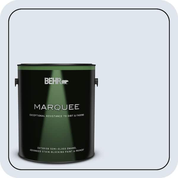 BEHR MARQUEE 1 gal. #580A-1 Fog Semi-Gloss Enamel Exterior Paint & Primer