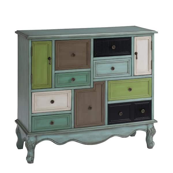 Coast To Accents Leslie, Multicolor Dresser Drawers