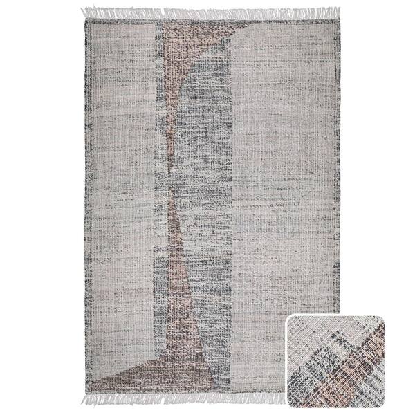 Simpli Home Lester 8 x 10 Area Rug in Natural,Silver