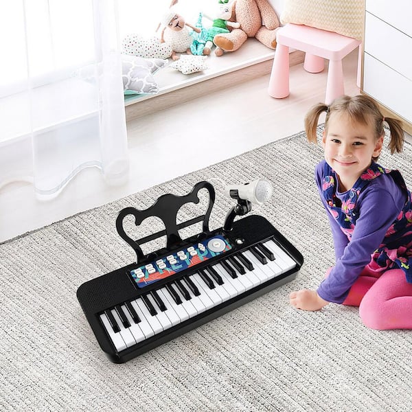 Piano de juguete Gymax de 37 teclas para niñosPiano de juguete Gymax de 37 teclas para niños  