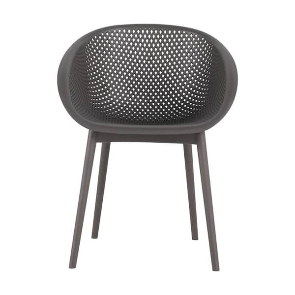 2-Pack Modern Outdoor Lightweight Plastic Lounge Chair for Patio, Beach ...