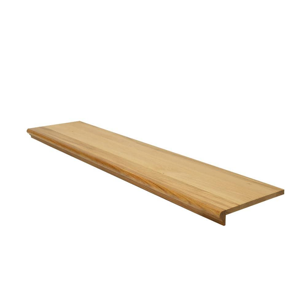 Stairtek 0.625 in. x 11.5 in. x 36 in. Prefinished Natural Hickory ...