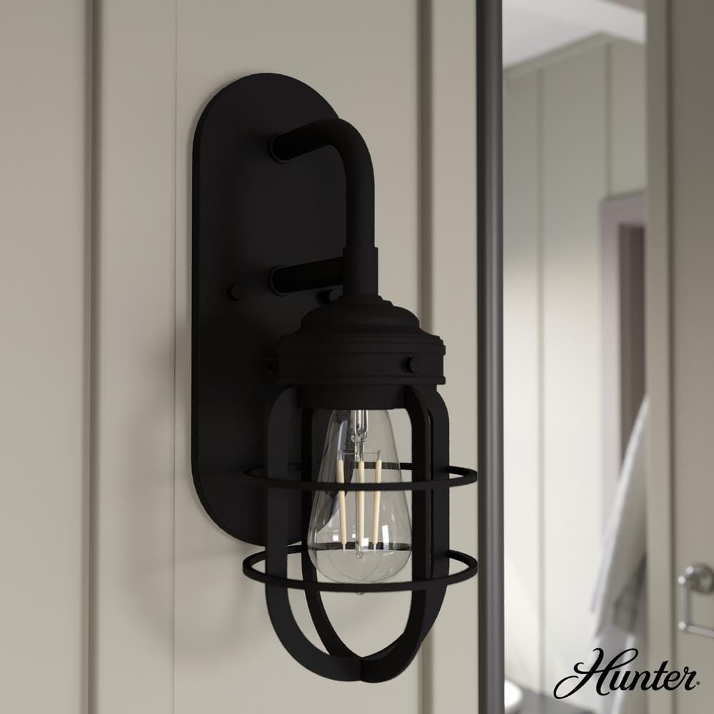 Starklake 1-Light Natural Iron Wall Sconce with Metal Shade Bathroom Light price history on PriceWatchPro
