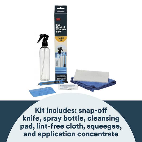 Sun Control Window Film Install Kit