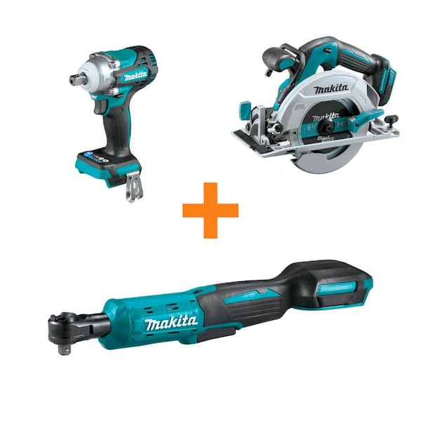 18V LXT Brushless 4-Speed 1/2 in. Impact Wrench and 18V LXT Brushless 6-1/2 in. Circ Saw w/bonus LXT Sq. Drive Ratchet