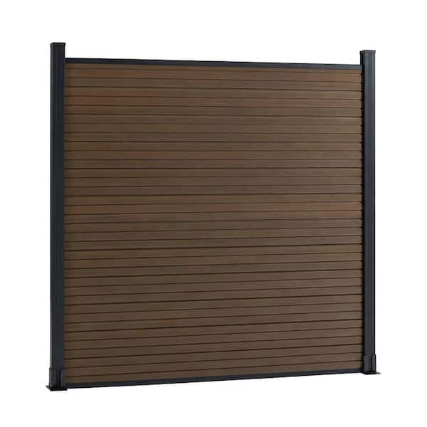 mondaria 5.9 ft. H x 5. 9ft. W Espresso Brown Composite Waterproof