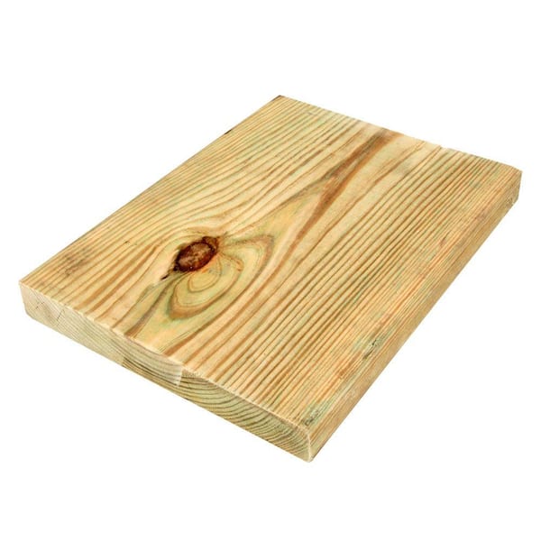 Unbranded 2 in. x 12 in. x 8 ft. #2 Pressure-Treated Ground Contact Southern Pine Lumber
