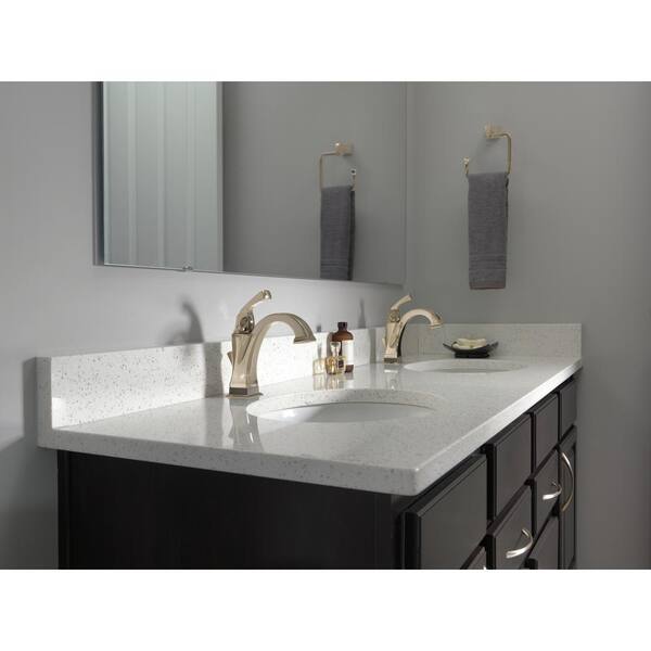 Delta Faucet Dryden Single Hole Bathroom Faucet Brushed Nickel