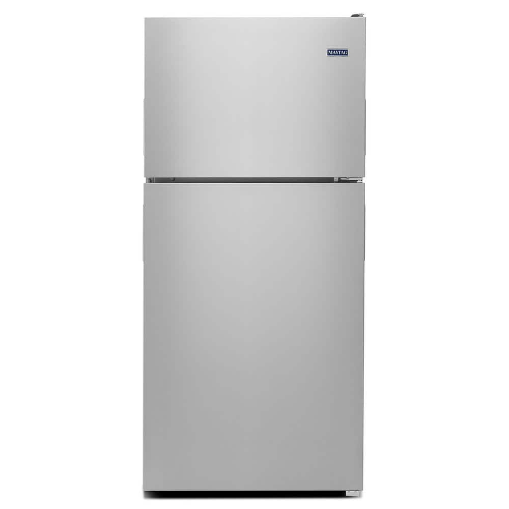 American refrigerator-freezer - MFT2776DEM - Maytag - standalone / bottom  freezer / home