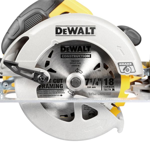 DEWALT 15 Amp 7-1/4 in. Lightweight Circular Saw with Electric 