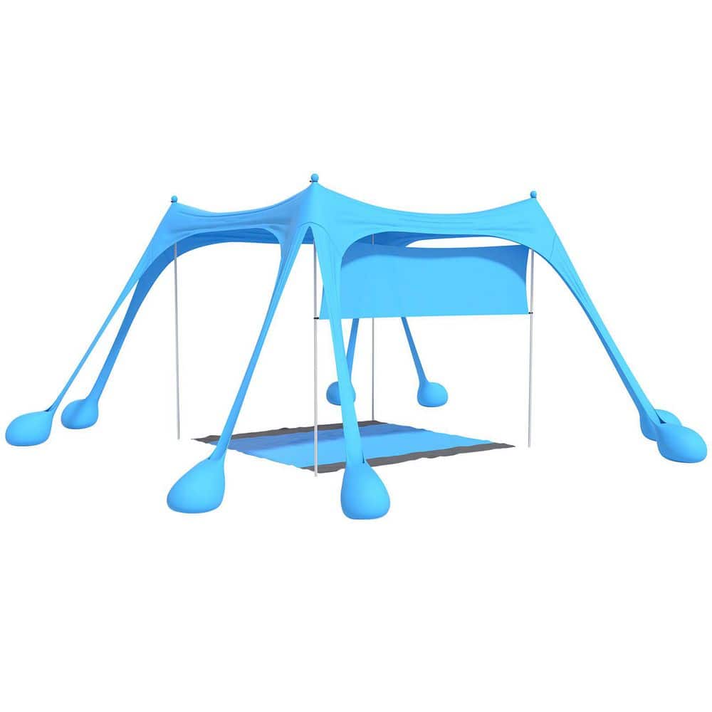 10 ft. x 10 ft. Beach Canopy Tent with UPF 50+ UV Protection, Removable Side Wall, Beach Mat & Carry Bag price history on PriceWatchPro