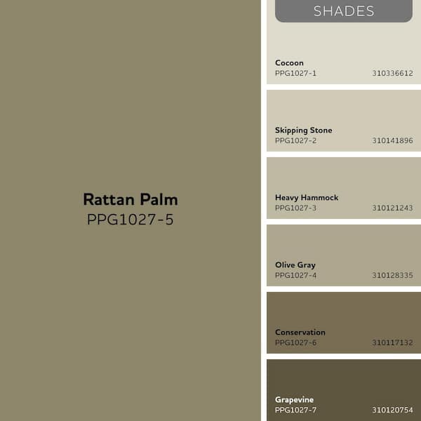 Glidden Premium 1 qt. PPG1027-5 Rattan Palm Flat Interior Latex