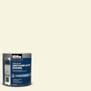 1 qt. #M340-1 Cauliflower Semi-Gloss Enamel Urethane Alkyd Interior/Exterior Paint