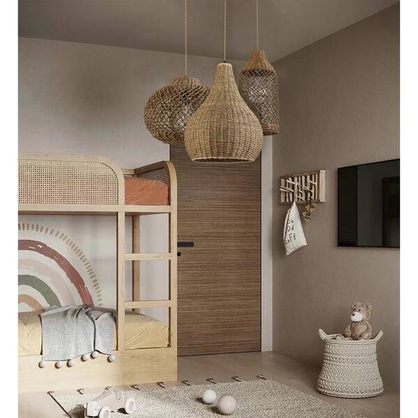 Natural seagrass teardrop vicente pendant shade hotsell