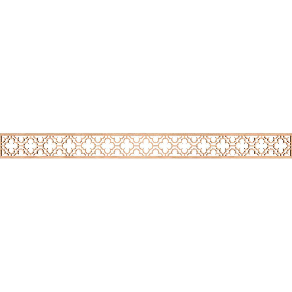 Chicago Fretwork 0.25 in. D x 46.375 in. W x 4 in. L Hickory Wood Panel Moulding price history on PriceWatchPro