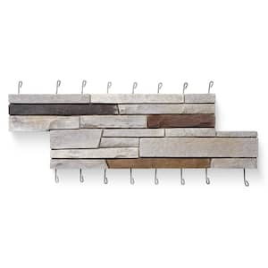 ProPanel 7.25 in. x 16 in. to 24 in. Niagara Northernledge Manufactured Stone Veneer Flats - 5.25 sq. ft.