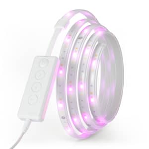 80 in. Color and White Smart LED Light Strip Starter Kit