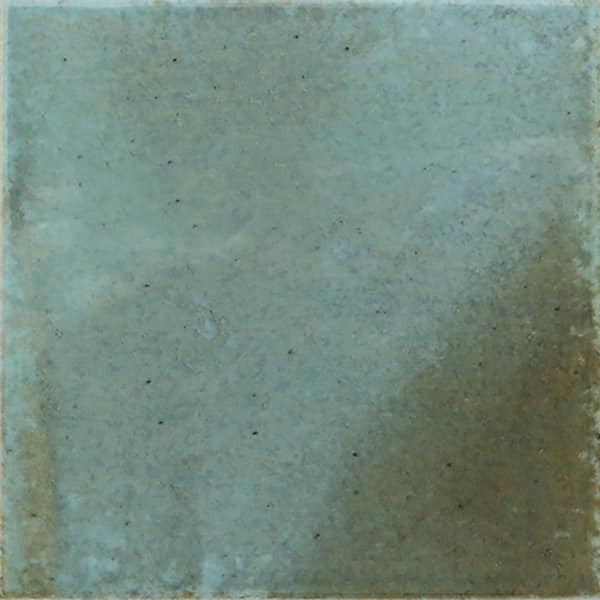 Apollo Tile Antiek Blue 3.94 in. x 3.94 in. Glossy Ceramic Square 