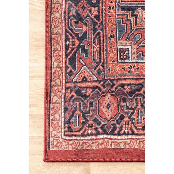 Shantelle Transitional Brick 9 ft. x 12 ft. Area Rug