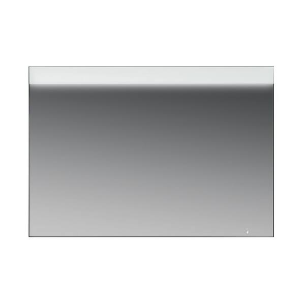 Casta Diva 40.in W x28.in H Rectangle Framed Wall Mounted Bathroom Vanity Mirror with Led Lights Anti-Fog IR Sensor Control
