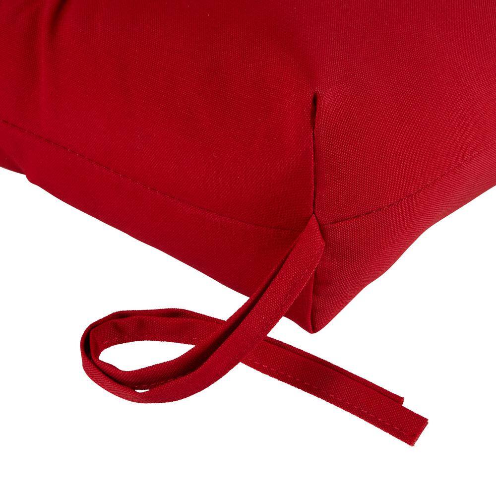 Salsa 44" x 22" High Back Outdoor Chair Cushion with Recycled Polyfill