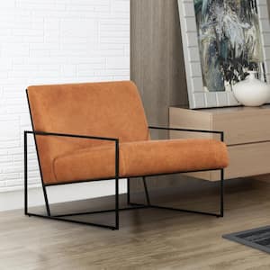Bo Cognac Tan Leather Arm Chair (Set of 1)