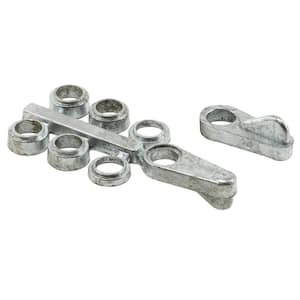 Universal Screen Clips Fits Flush to 7/16 in. Diecast Construction Unfinished Stackable Height-Adjustment Rings