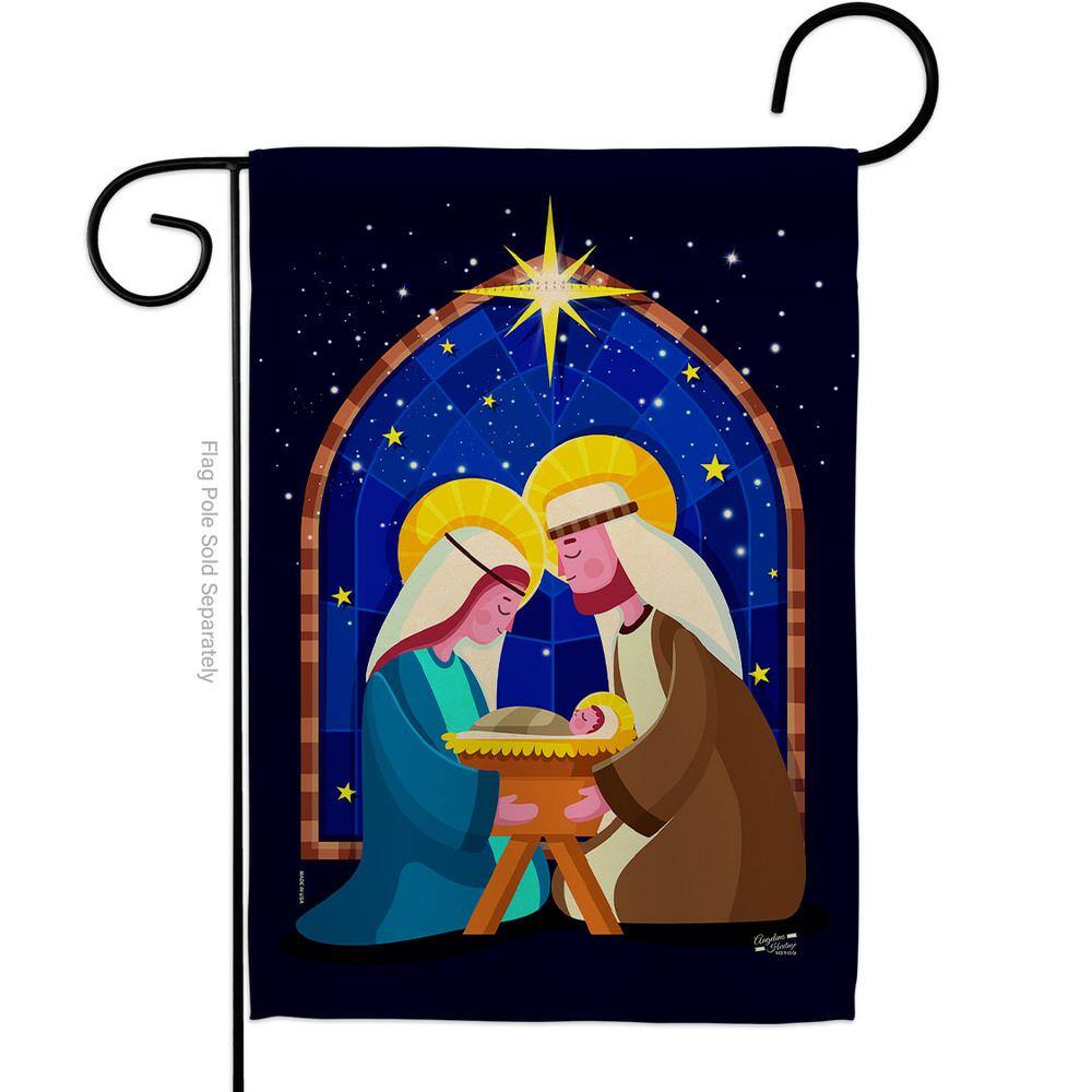 13 in. x 18.5 in. Birth of Jesus Winter Double-Sided Garden Flag Winter Decorative Vertical Flags price history on PriceWatchPro