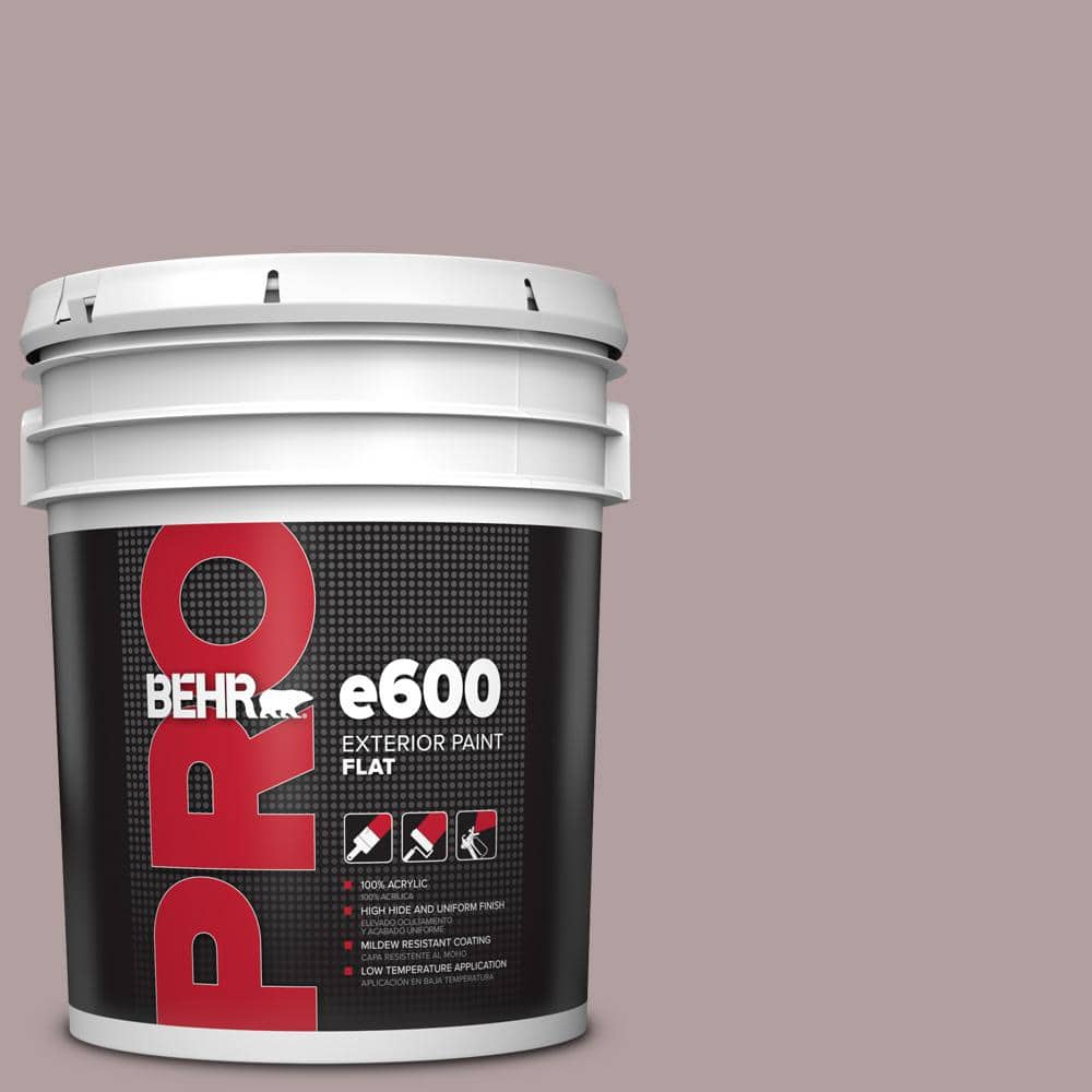 5 gal. #HDC-CT-18 Violet Vista Flat Exterior Paint price history on PriceWatchPro