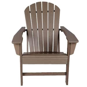 Teak Plastic Adirondack Chair