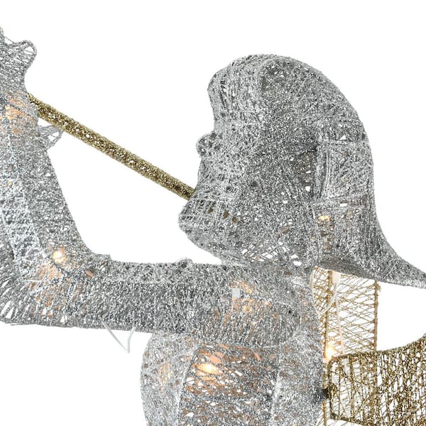 48 in. Angel Decoration with Clear Lights