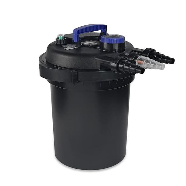 reptielen Claire volleybal XtremepowerUS 2500 Gal. Pressurized Pond Bio Filter System with UV  Clarifier 71015 - The Home Depot