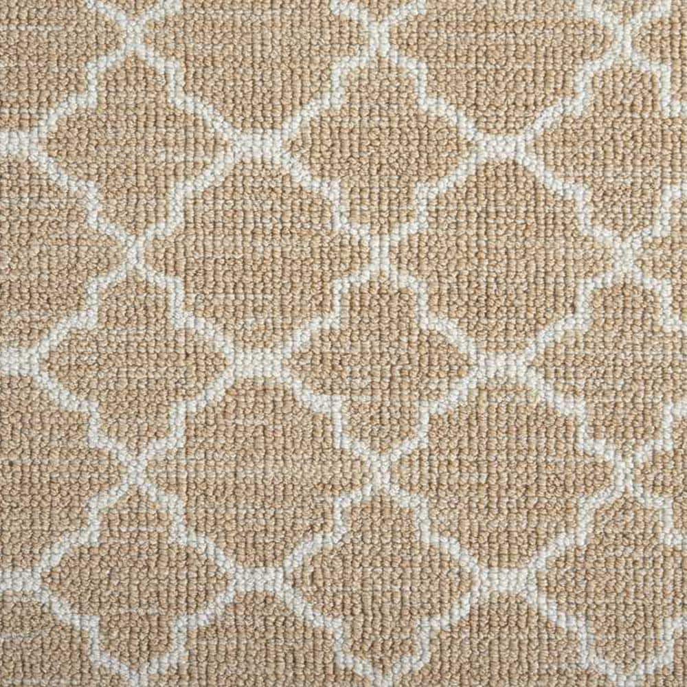 Natural Harmony 9 in. x 9 in. Pattern Carpet Sample Verandah Color