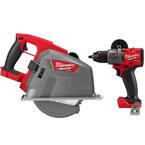 M18 FUEL 18-Volt 8 in. Lithium-Ion Brushless Cordless Metal Cutting Circular Saw with M18 FUEL Hammer Drill