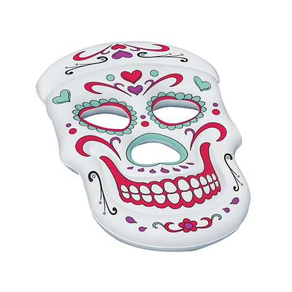 Swimline 62 in. x 40 in. Sugar Skull Inflatable Pool Float