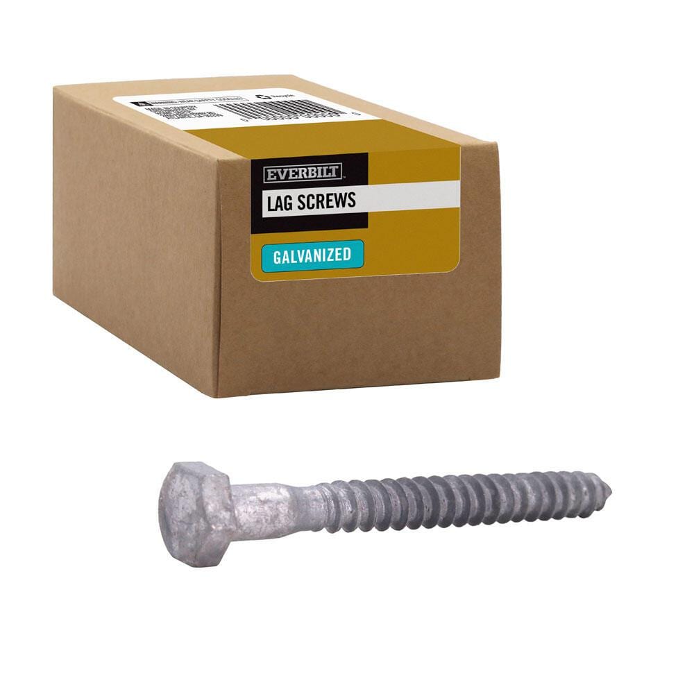 5/16 in. x 3-1/2 in. Hex Galvanized Lag Screw (25-Pack) price history on PriceWatchPro