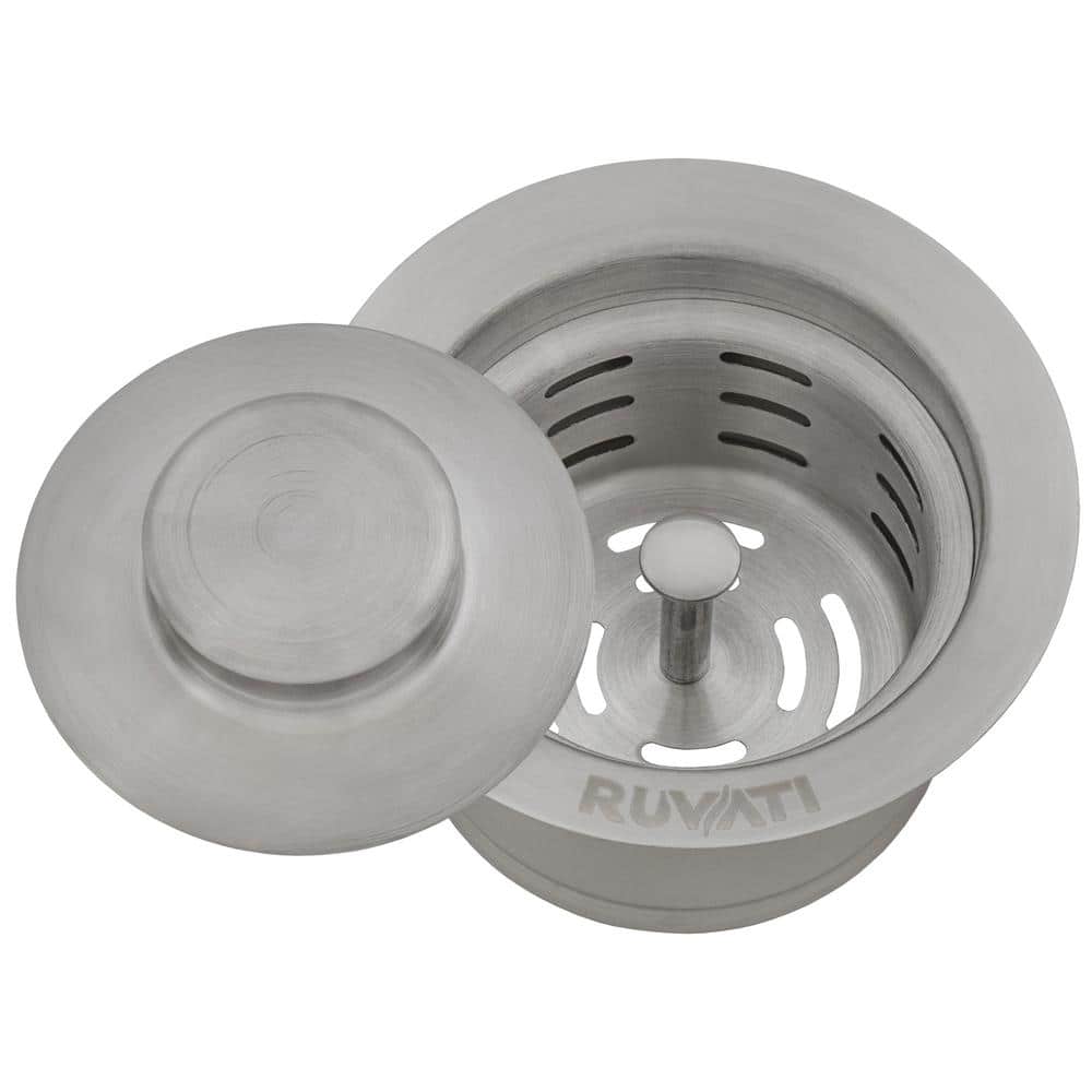 3.5 in. Kitchen Sink Garbage Disposal Flange with Basket Strainer and Stopper in Stainless Steel price history on PriceWatchPro