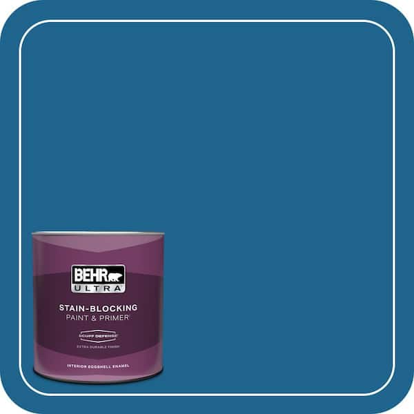 BEHR ULTRA 1 qt. #MQ5-57 Traditional Blue Extra Durable Eggshell Enamel Interior Paint & Primer