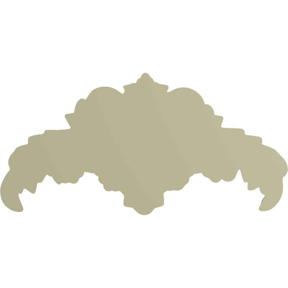 Primed Polyurethane Acanthus Center Onlay, 10.625" x 5.25"