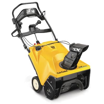 1X 21 in. 208 cc Single-Stage Electric Start Gas Snow Blower with Remote Chute Control and Headlight