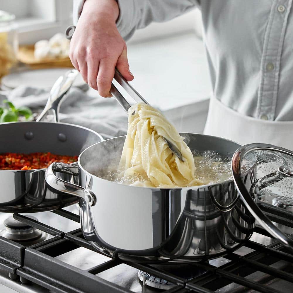 Valencia Pro Stainless Steel 10-Piece Nonstick Cookware Set