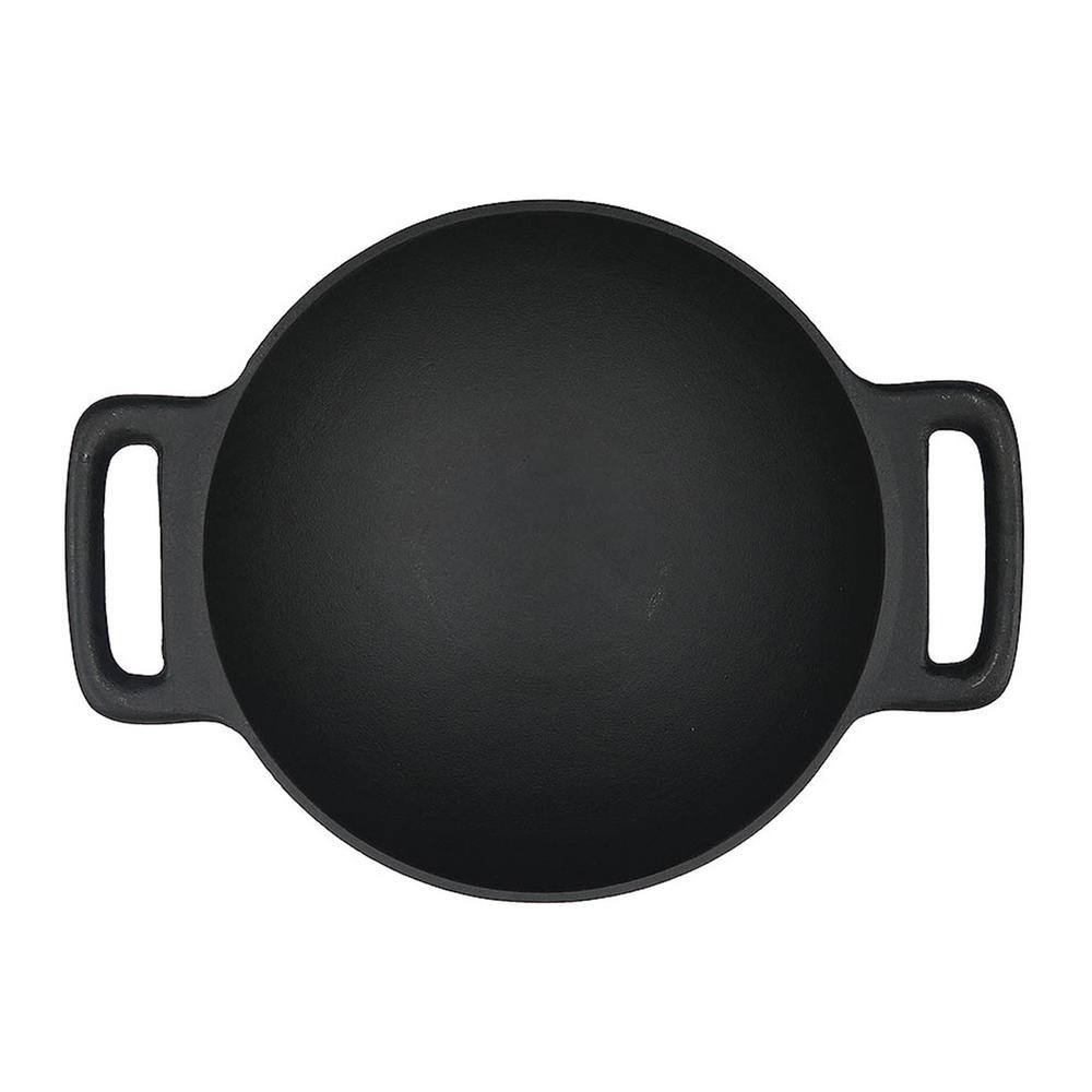 Mr. BarBQ 10 in. Cast Iron Wok 08124Y The Home Depot