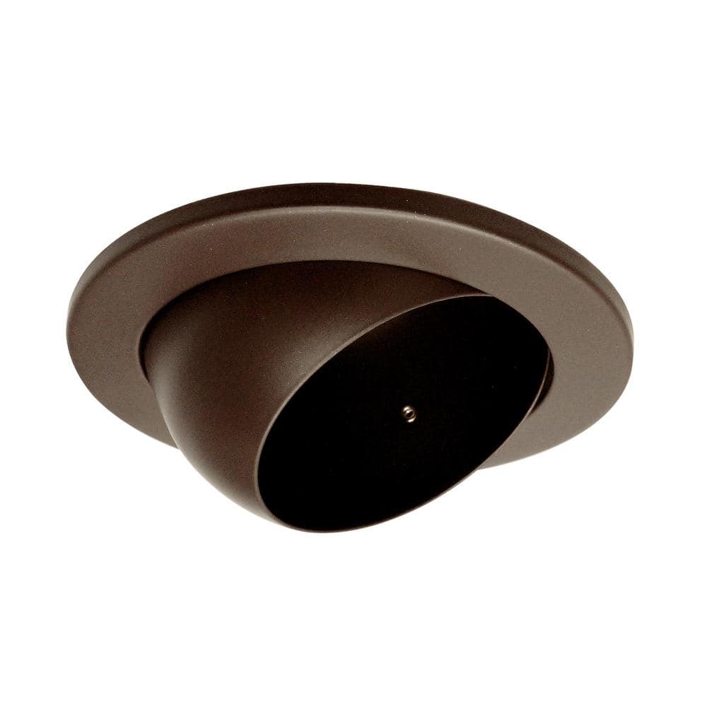 4-Inch Oil-Rubbed Bronze Adjustable Eyeball Recessed Trim