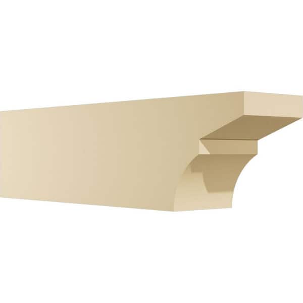 Ekena Millwork Standard Monterey 6 in. W x 8 in. H x 30 in. D Signature Urethane Rafter Tail Outlooker