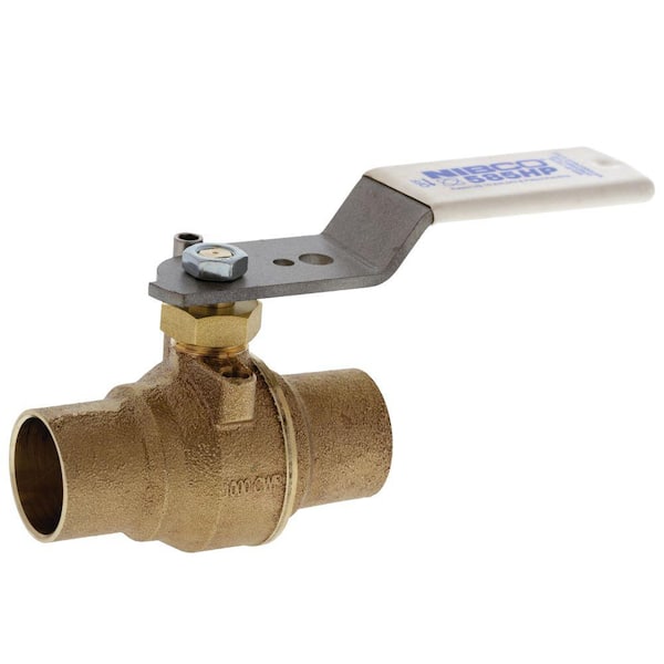 NIBCO 1/2 in. Lead Free Bronze Full Port High Performance Solder End Ball Valve